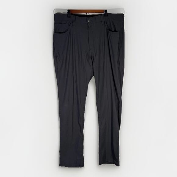 Eddie Bauer Men’s Pants 36x34 Gray Nylon Stretch Hiking Outdoor Water Resistant - Picture 1 of 5